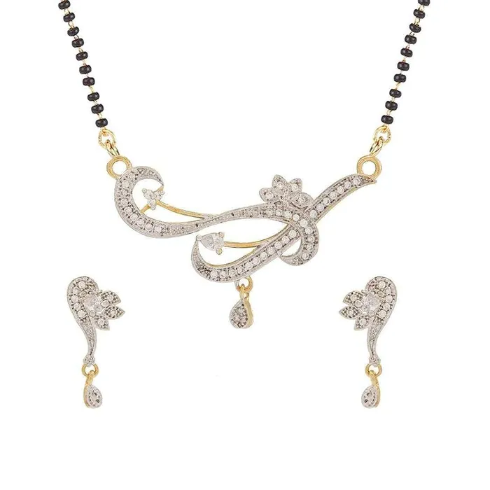 Yellow Chimes Earrings Yellow Chimes Necklace for Women and Girls Crystal Floral Designed Mangalsutra For Women Yellow Chimes Earrings Yellow Chimes Necklace for Women and Girls Crystal Floral Designed Mangalsutra For Women