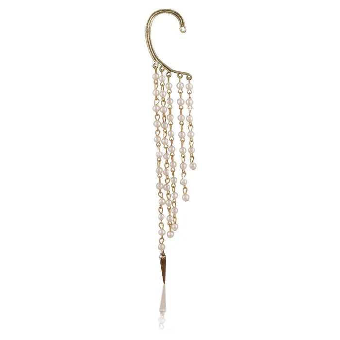 Yellow Chimes Multi Strings Pearl Arrow Western Ear Cuff Clip Earrings For Women and Girls Yellow Chimes Bracelets Yellow Chimes Multi Strings Pearl Arrow Western Ear Cuff Clip Earrings For Women and Girls Yellow Chimes Bracelets