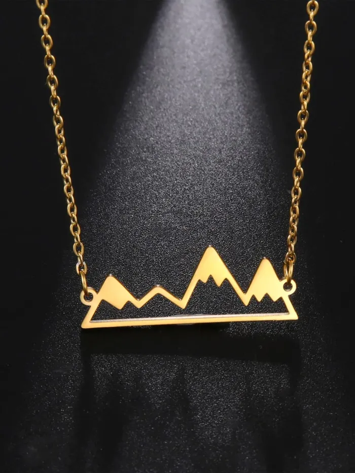 Yellow Chimes Necklace for Womens Goldplated Minimal Designed Necklace for Womens and Girls Yellow Chimes Necklaces