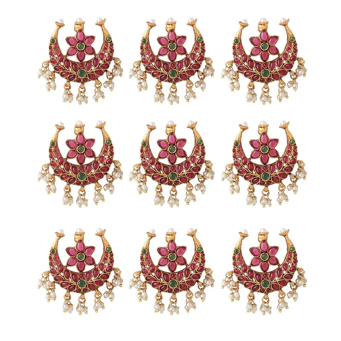 Yellow Chimes Necklaces Yellow Chimes Choti Jadai Billai Traditional Multicolor Bridal Hair Accessories for Women Wedding Gold Plated Hair Choti Bridal Jewellery for Women Gold5 Yellow Chimes Necklaces Yellow Chimes Choti Jadai Billai Traditional Multicolor Bridal Hair Accessories for Women Wedding Gold Plated Hair Choti Bridal Jewellery for Women Gold5