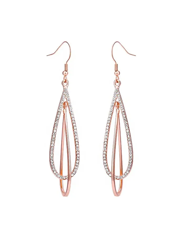 Yellow Chimes Necklaces Yellow Chimes Danglers Earrings for Women Stainless Steel Rose Gold Plated Crystal Studded Dangler Earrings for Women and Girls Yellow Chimes Necklaces Yellow Chimes Danglers Earrings for Women Stainless Steel Rose Gold Plated Crystal Studded Dangler Earrings for Women and Girls