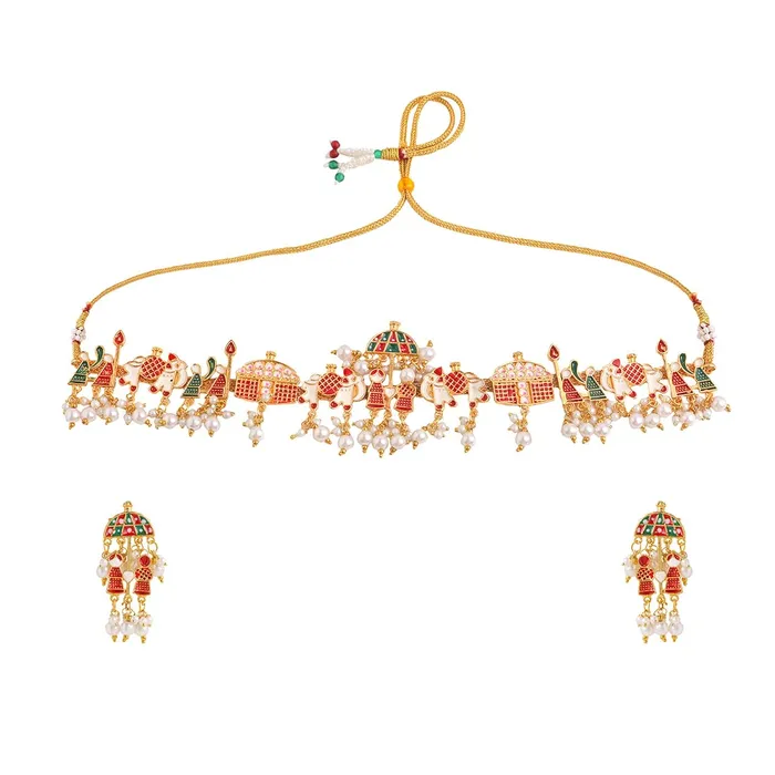 Yellow Chimes Necklaces Yellow Chimes Jewellery Set for Women and Girls Bridal Jewellery Set for Women Gold Toned Bridal Jewellery Set for Women Birthday Gift for girls and women Yellow Chimes Necklaces Yellow Chimes Jewellery Set for Women and Girls Bridal Jewellery Set for Women Gold Toned Bridal Jewellery Set for Women Birthday Gift for girls and women