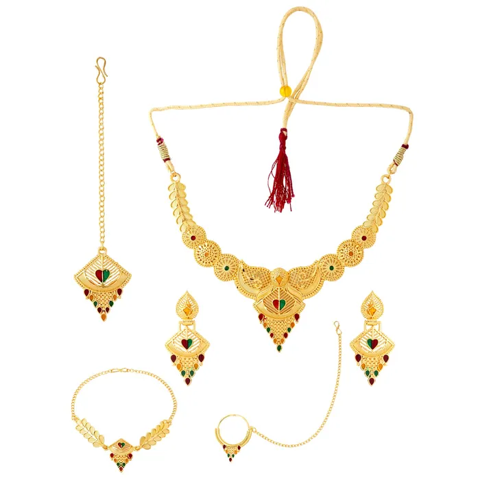 Yellow Chimes Necklaces Yellow Chimes Jewellery Set for Women and Girls Gold Necklace Set for Women Gold Toned Bridal Designed Choker Necklace Set Birthday Gift for girls and women Anniversary Gift for Wife Yellow Chimes Necklaces Yellow Chimes Jewellery Set for Women and Girls Gold Necklace Set for Women Gold Toned Bridal Designed Choker Necklace Set Birthday Gift for girls and women Anniversary Gift for Wife
