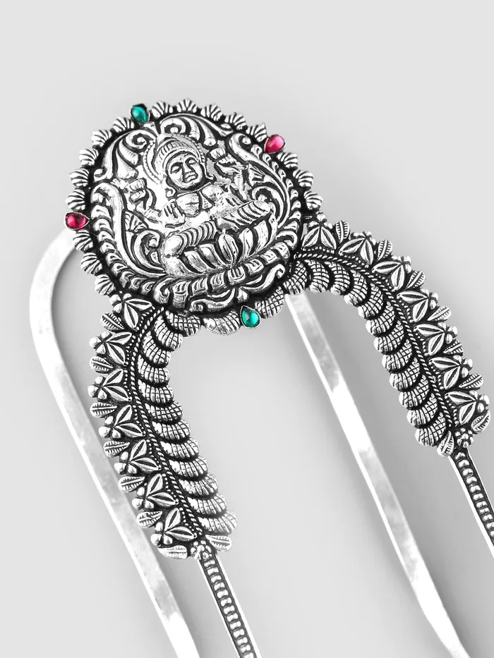 Yellow Chimes Necklaces Yellow Chimes Oxidised Bajubandh for Women Silver Oxidised Armlets Authentic Kolhapuri Worked Bajubandh for Women and Girls