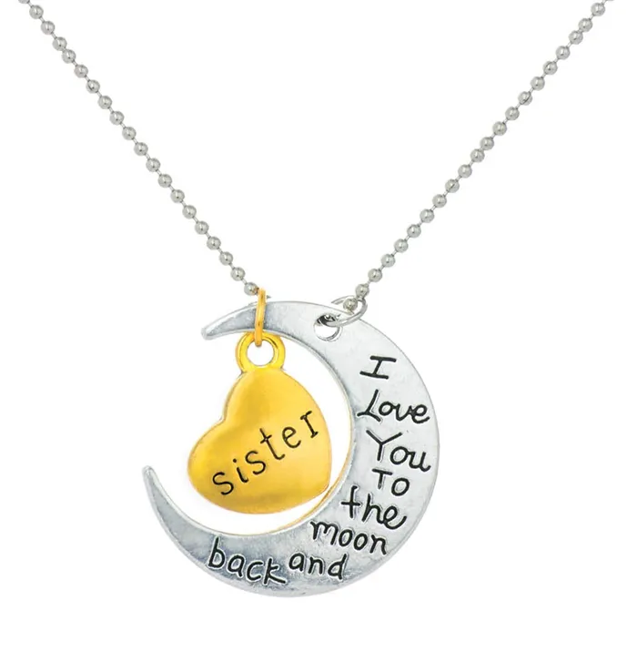 Yellow Chimes Necklaces Yellow Chimes Pendant for Women Sisters Love Special Moon Heart Pendant for Girls and Women Yellow Chimes Necklaces Yellow Chimes Pendant for Women Sisters Love Special Moon Heart Pendant for Girls and Women