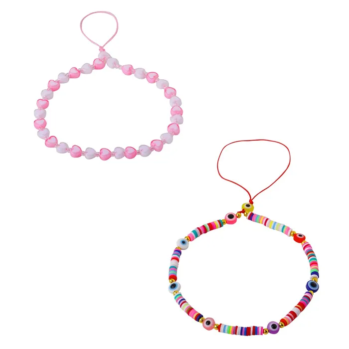 Yellow Chimes Necklaces Yellow Chimes Phone String For Women Combo Of 2 Pcs Multicolor Beaded Phone Case Charm Phone Chain Wrist Strap For Women and Girls Yellow Chimes Necklaces Yellow Chimes Phone String For Women Combo Of 2 Pcs Multicolor Beaded Phone Case Charm Phone Chain Wrist Strap For Women and Girls