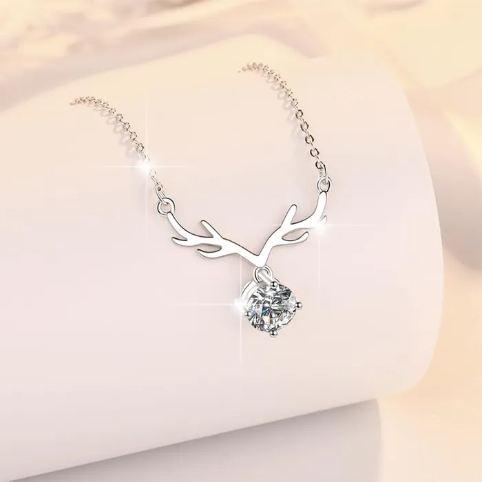 Yellow Chimes Necklaces Yellow Chimes Silver Toned Pendant Charm Design 29cm Length Heart Theme