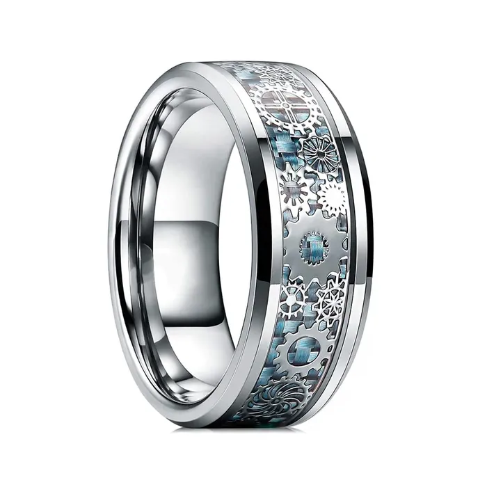 Yellow Chimes Rings for Men Stainless Steel Silver toned Band Designed Metal Rings for Men and Boys Yellow Chimes Rings Yellow Chimes Rings for Men Stainless Steel Silver toned Band Designed Metal Rings for Men and Boys Yellow Chimes Rings
