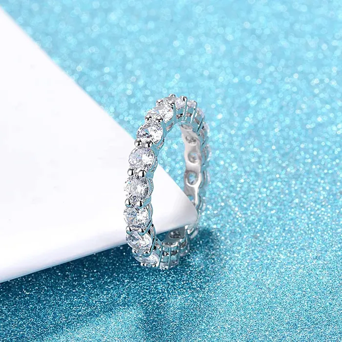 Yellow Chimes Rings for Women and Girls Silver Ring for Girls Valentine Special Silver Toned White Crystal Finger Ring for Women Birthday Gift For girls and women Anniversary Gift for Wife Yellow Chimes Earrings