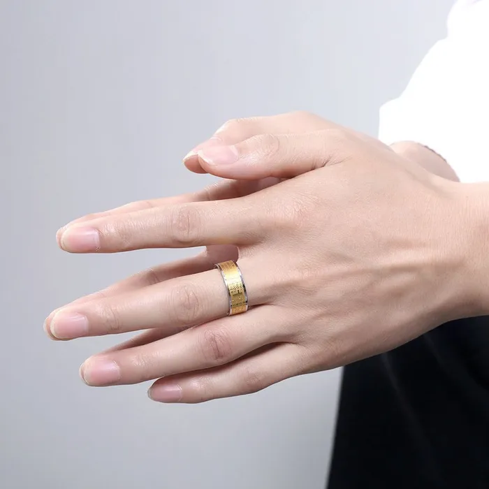 Yellow Chimes Rings Yellow Chimes Smart Band Stainless Steel Rings for Men and Boys