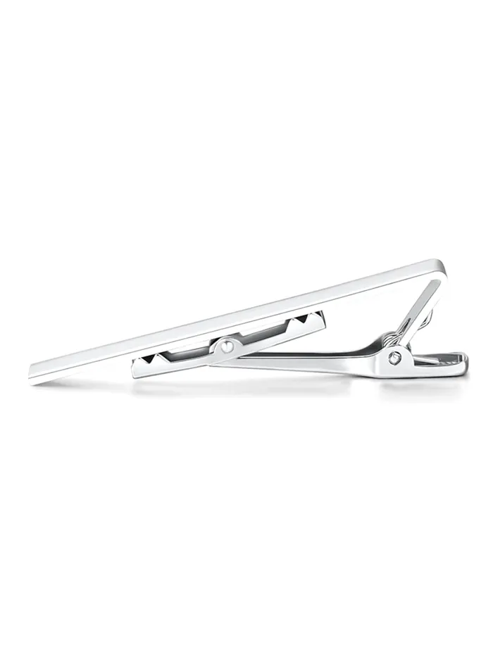 Yellow Chimes Tie Pin For Men And Boys Sleek Matte Silver Rhodium Plated Tie Pin For Men And Boys Yellow Chimes Earrings