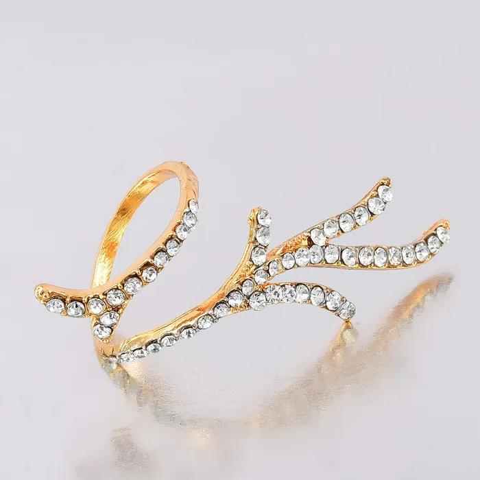 Yellow Chimes Wine Curves Gold Ring for WomenGirls Yellow Chimes Rings