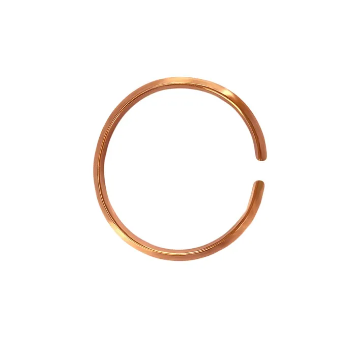 Yellow Chimes Yellow Chimes Copper Bracelet for Men Adjustable 210 Pure Copper Wonderfully Hammered Healing Peace Chakra Yoga Meditation Mantra Jewelry Bracelet for Boys and Men Necklaces