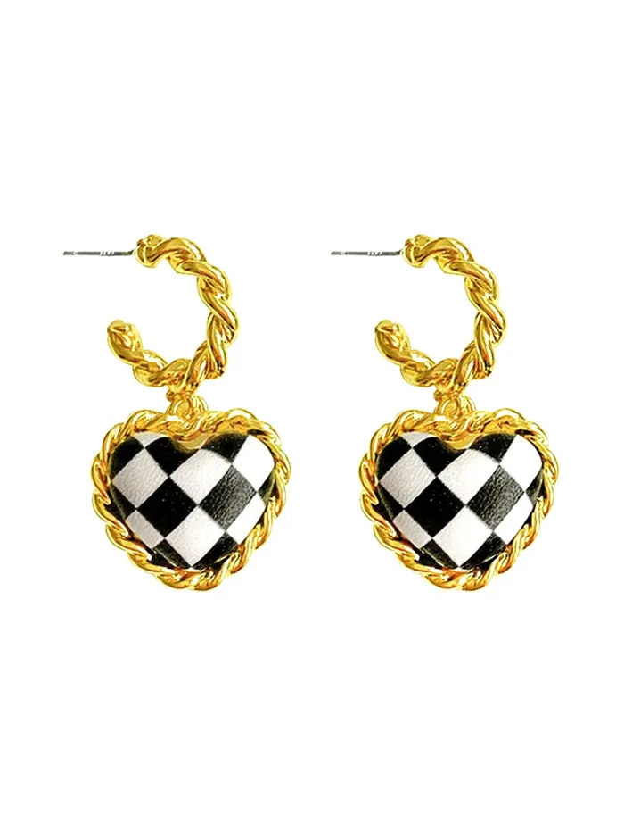 Yellow Chimes Yellow Chimes Earrings for Women and Girls Drop Earrings for Girls Gold Toned Black White Heart Designed Drop Earrings Birthday Gift for girls and women Anniversary Gift for Wife Earrings Yellow Chimes Yellow Chimes Earrings for Women and Girls Drop Earrings for Girls Gold Toned Black White Heart Designed Drop Earrings Birthday Gift for girls and women Anniversary Gift for Wife Earrings