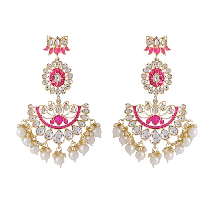 Yellow Chimes Yellow Chimes Earrings for Women and Girls Kundans Chandbali Gold Plated Kundan Studded Beads Drop Earrings Birthday Gift for girls and women Anniversary Gift for Wife Necklaces Yellow Chimes Yellow Chimes Earrings for Women and Girls Kundans Chandbali Gold Plated Kundan Studded Beads Drop Earrings Birthday Gift for girls and women Anniversary Gift for Wife Necklaces