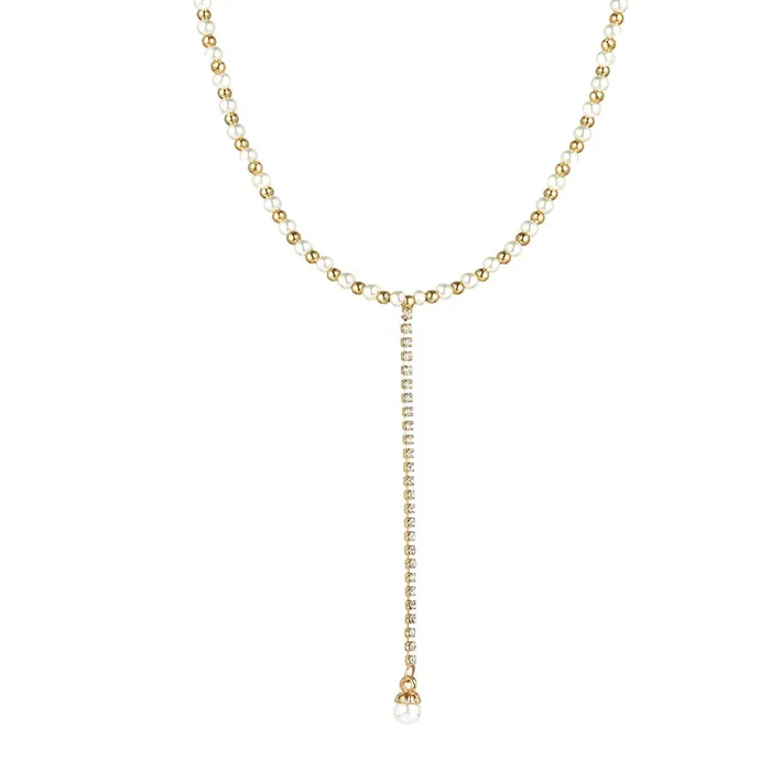 Yellow Chimes Yellow Chimes Fancy party ware Pearl choker Necklace for Women And Girls Earrings Yellow Chimes Yellow Chimes Fancy party ware Pearl choker Necklace for Women And Girls Earrings