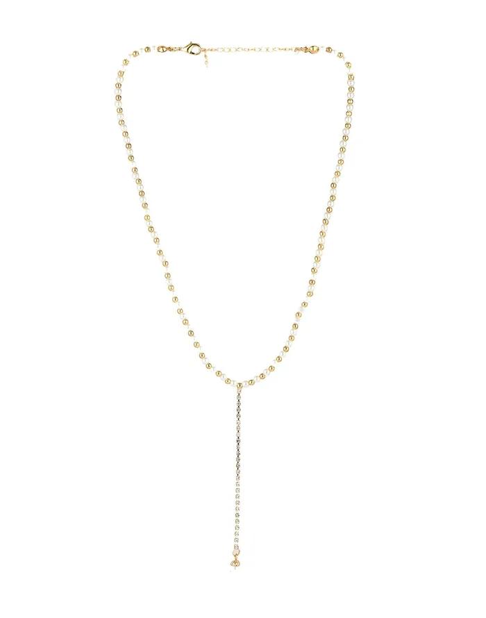 Yellow Chimes Yellow Chimes Fancy party ware Pearl choker Necklace for Women And Girls Earrings