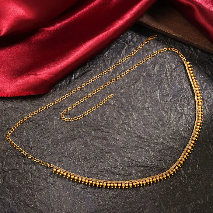 Yellow Chimes Yellow Chimes Kamarbandh for Women and Girls Traditional Gold Plated Kamarband for Women Gold Plated Thin Saree Wedding Waist Chain for Women Birthday Gift for girls and women Bracelets