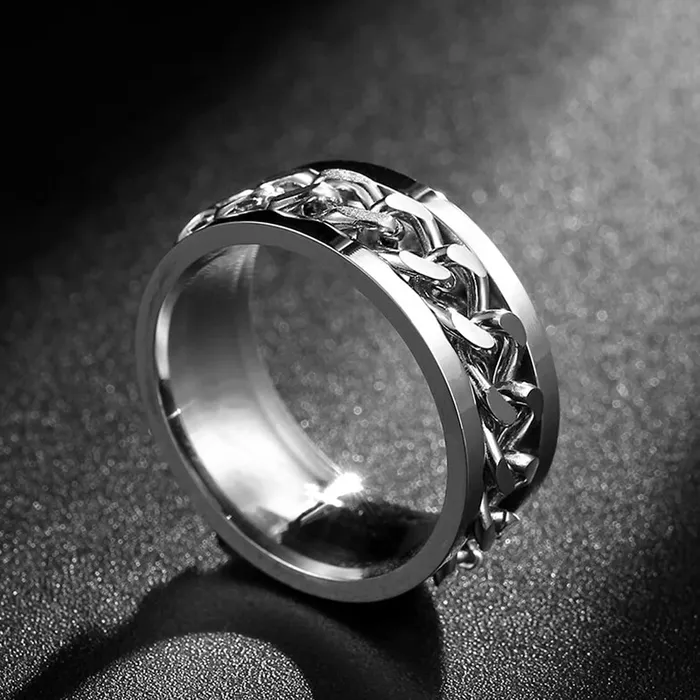 Yellow Chimes Yellow Chimes Rings for Men Pack of 2 Combo Rings Stainless Steel Ring and Blue and Black Dual Tone Dragon Celtic Smooth Finish Rings Ideal Gift For Men and Boys Earrings